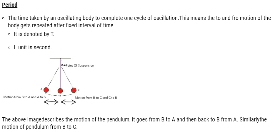 Class 11 Physics Chapter 14 Oscillations Notes and NCERT Solution. www.free-education.in provide study material to excel in exam.