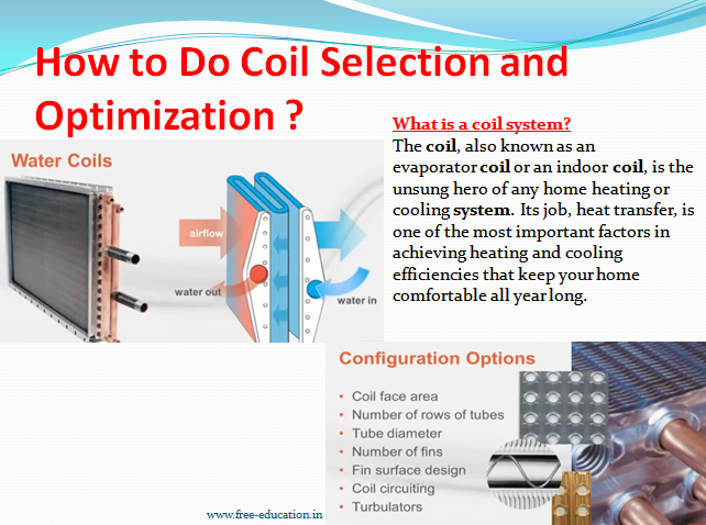 How to do coil selection and optimization?