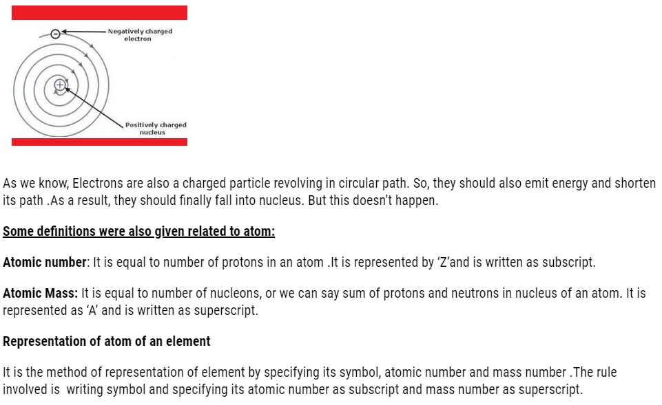 Class 11th Chemistry Chapter 2 Structure of Atom Notes and NCERT Solution