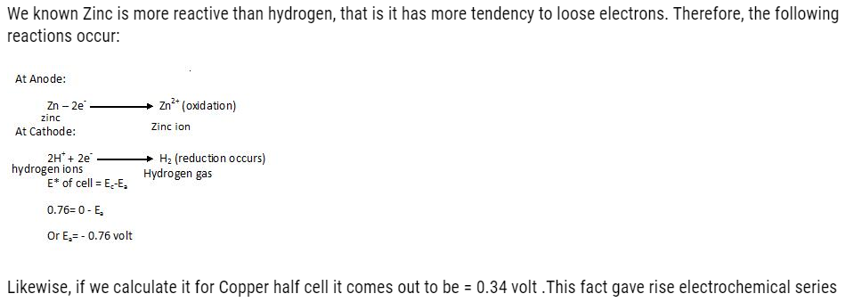 Redox Reactions Class 11th Chemistry Notes and NCERT Solution