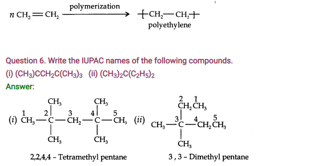 Hydrocarbons Notes and Solution Class 11 Chemistry