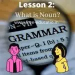 What is Noun in english