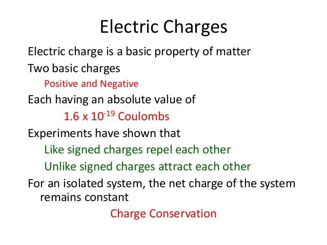 electric charge