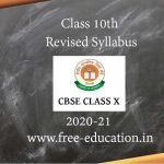 Class Syllabus for 2020-21