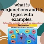 what is conjunctions and its types.