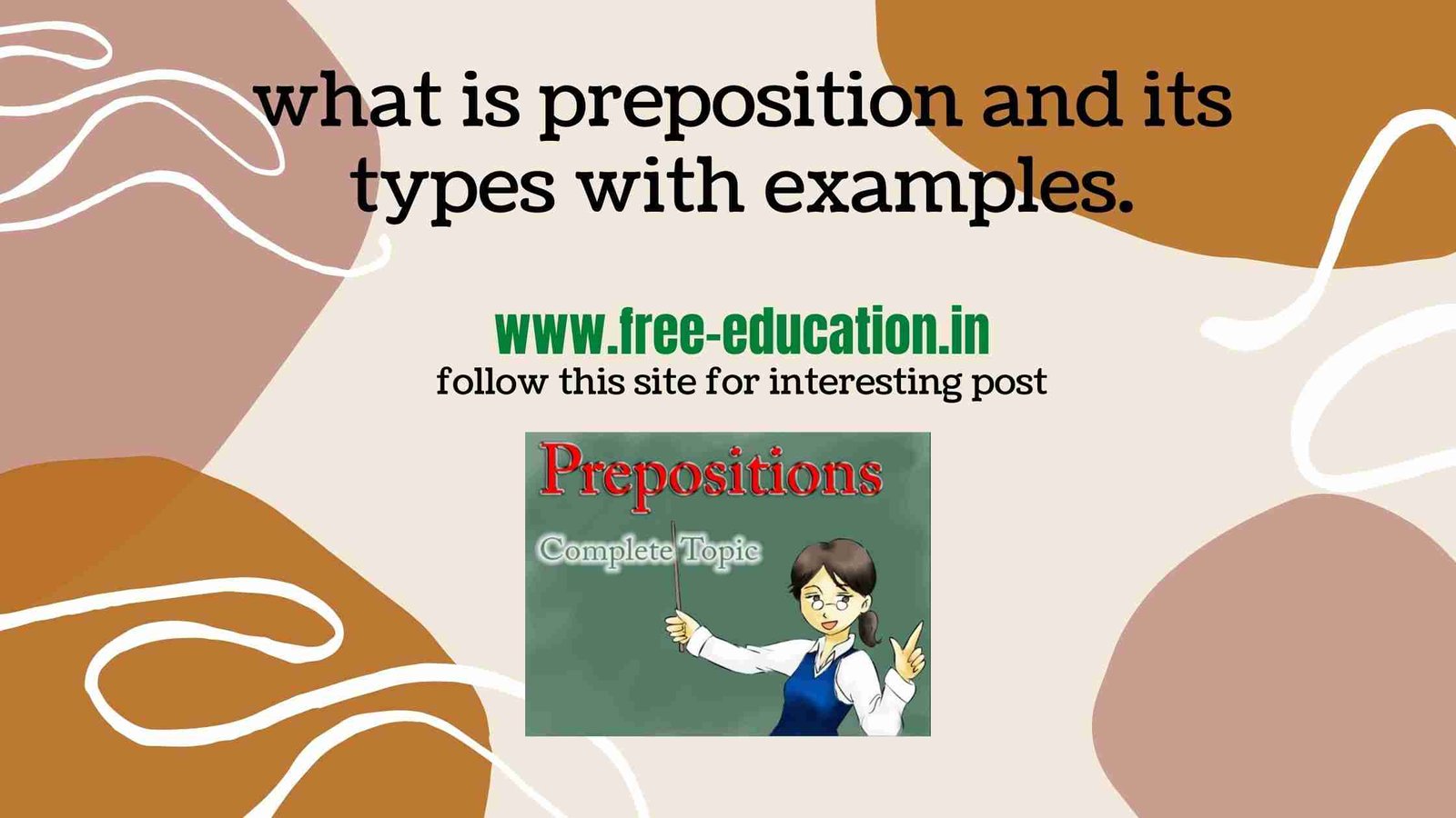 prepositions definition