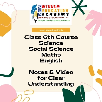 Class 6th Online Course For English Medium CBSE Board Students