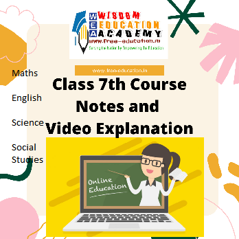 Online Class For 7th Standard Students (CBSE)